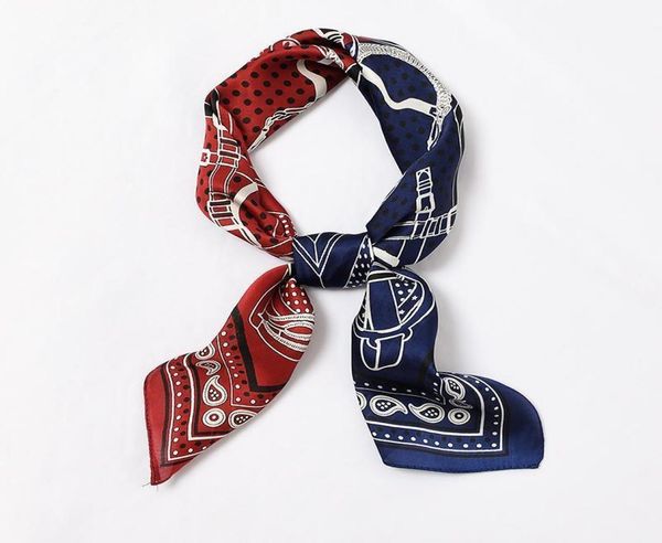 scarves color patchwork silk neck scarf women square print foulard office lady elegant small bandana9309585, Blue;gray
scarves color patchwork silk neck scarf women square print foulard office lady elegant small bandana9309585, Blue;gray