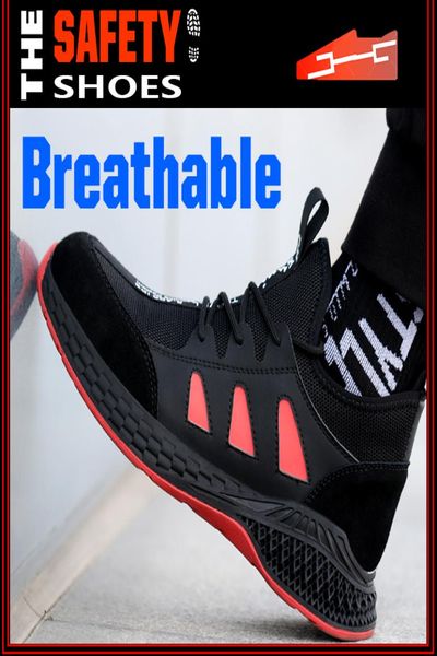 boots mens steel toe safety work shoes for men lightweight breathable indestructible sneakers outdoor footwear3117926, Black
boots mens steel toe safety work shoes for men lightweight breathable indestructible sneakers outdoor footwear3117926, Black