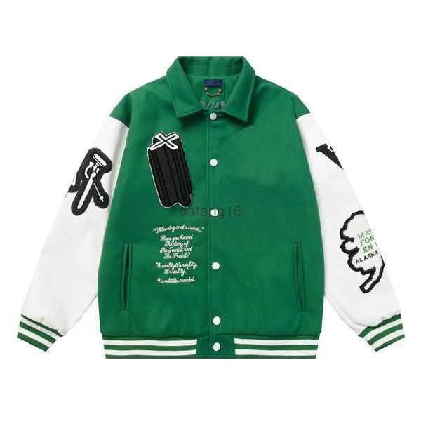 varsitys clothing mens luxurys designer jackets single breasted keep warm couple womens college sportswear green colorcasual streetwear oute, Black
varsitys clothing mens luxurys designer jackets single breasted keep warm couple womens college sportswear green colorcasual streetwear oute, Black