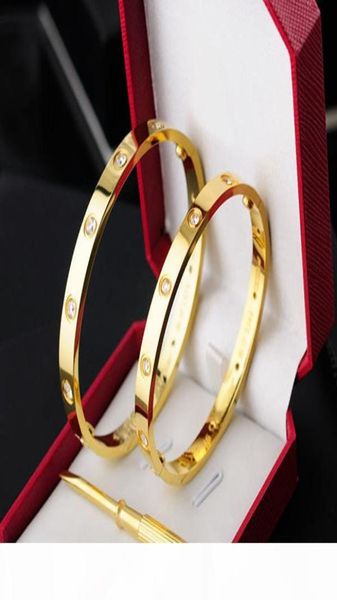 classic fashion rose gold 316l stainless steel screw bangle bracelet with screwdriver and stone screws with original box women lov3137964, Golden;silver
classic fashion rose gold 316l stainless steel screw bangle bracelet with screwdriver and stone screws with original box women lov3137964, Golden;silver
