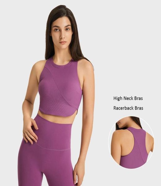 07 high neck bra slim fit yoga tank elastic sports bra with removable cups breathable gym women vest racerback bras1109605
07 high neck bra slim fit yoga tank elastic sports bra with removable cups breathable gym women vest racerback bras1109605