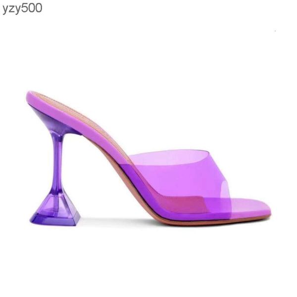 amina muaddi designer- sandals 2023 transparent crystal heel slippers women summer style fashion wine glass with square toe 34-42 jpz s15p, Black
amina muaddi designer- sandals 2023 transparent crystal heel slippers women summer style fashion wine glass with square toe 34-42 jpz s15p, Black