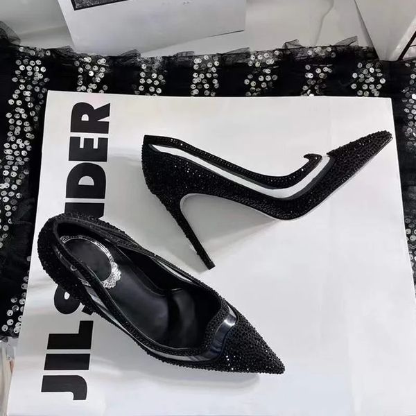 quality silver glitter pumps bridal shoes stiletto heels 95mm women pointed toe luxury designers dress shoe evening party wedding heeled lar, Black
quality silver glitter pumps bridal shoes stiletto heels 95mm women pointed toe luxury designers dress shoe evening party wedding heeled lar, Black