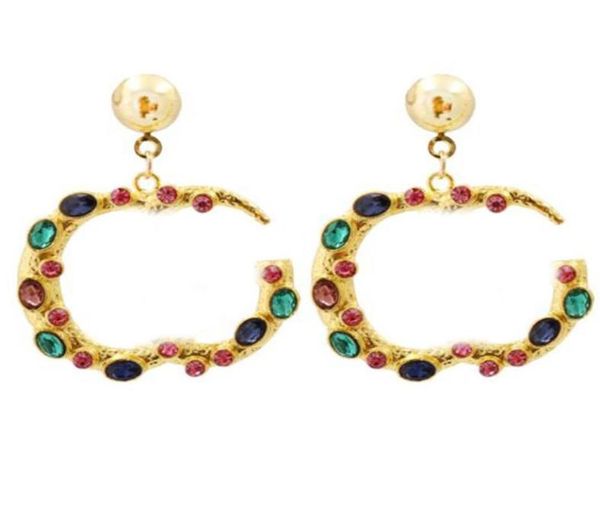 trendy brand earrings studs colorful diamond earrings letters designer earrings women shiny rinestone charm zircon noble earring7870894, Golden
trendy brand earrings studs colorful diamond earrings letters designer earrings women shiny rinestone charm zircon noble earring7870894, Golden