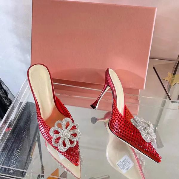 glittered mach&mach slippers crystals embellished flower mules 10cm evening shoes rhinestone luxe stiletto heels women heeled luxury designe, Black
glittered mach&mach slippers crystals embellished flower mules 10cm evening shoes rhinestone luxe stiletto heels women heeled luxury designe, Black