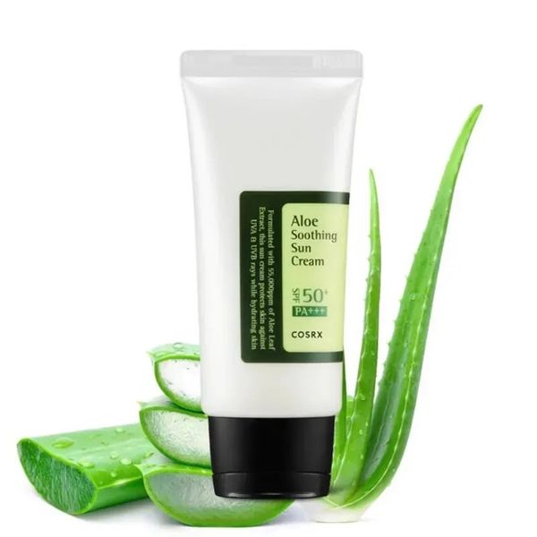 cosrx aloe soothing sun cream spf50+ pa+++ sunscreen cream protector facial sun block isolation lotion 50ml
cosrx aloe soothing sun cream spf50+ pa+++ sunscreen cream protector facial sun block isolation lotion 50ml