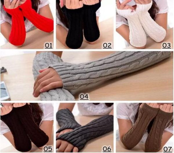 winter women warm knitted plaid gauntlet long gloves half finger gloves hand wrist fingerless gloves warm cuff arm sleeves 7colors8048140, Blue;gray
winter women warm knitted plaid gauntlet long gloves half finger gloves hand wrist fingerless gloves warm cuff arm sleeves 7colors8048140, Blue;gray