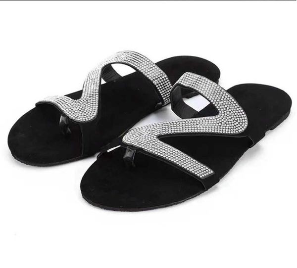 women shoes z-shaped rhinestone beach sandals for women flip flops slippers women plus size female shoes summer 230807, Black
women shoes z-shaped rhinestone beach sandals for women flip flops slippers women plus size female shoes summer 230807, Black
