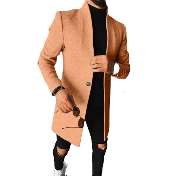 men's jackets mens woolen coat fashionable standing collar medium length autumn and winter slim fitting windbreaker man overcoat 5xl 23, Black;brown
men's jackets mens woolen coat fashionable standing collar medium length autumn and winter slim fitting windbreaker man overcoat 5xl 23, Black;brown