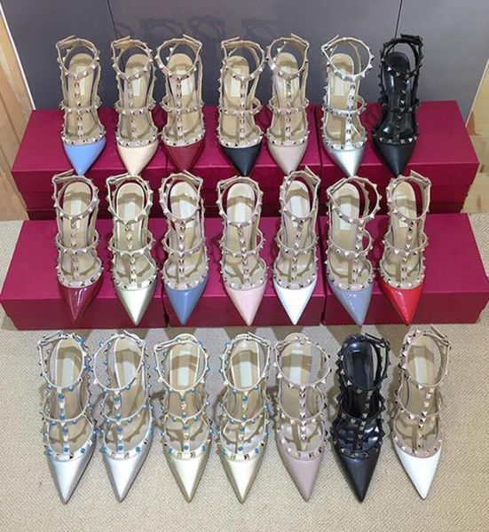 2020 pointed toe brand v right logo high heels patent leather rivets sandals women shoes high heel shoes 10cm size 34437607477, Black
2020 pointed toe brand v right logo high heels patent leather rivets sandals women shoes high heel shoes 10cm size 34437607477, Black