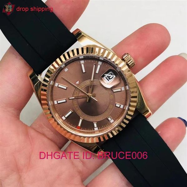 high cost effective mens sky dweller rubber strap watch automatic mechanical 42mm yellow gold 326238 sapphire full function small 244h, Slivery;brown
high cost effective mens sky dweller rubber strap watch automatic mechanical 42mm yellow gold 326238 sapphire full function small 244h, Slivery;brown