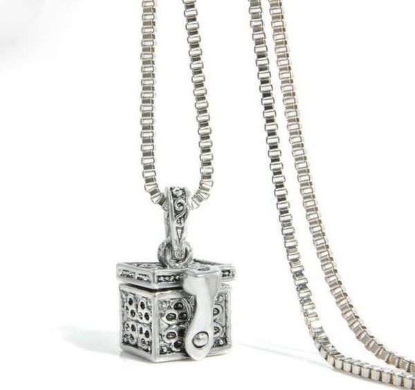 vintage antique silver box pendant necklace can open locket treasure box magic box charm necklace chain6324569
vintage antique silver box pendant necklace can open locket treasure box magic box charm necklace chain6324569