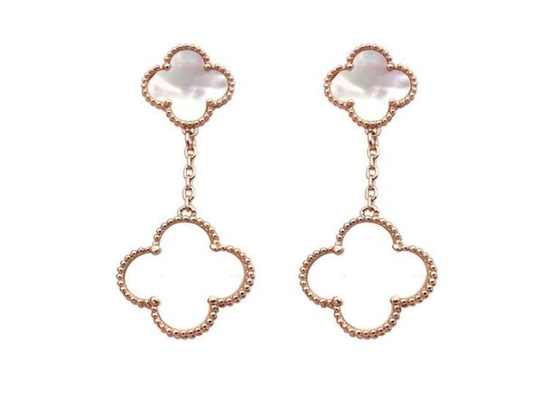 fourleaf flower earrings black and white red and green shells double flower fourleaf clover earrings tide women039s fashion e5091862, Silver
fourleaf flower earrings black and white red and green shells double flower fourleaf clover earrings tide women039s fashion e5091862, Silver