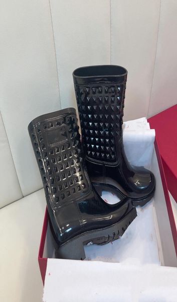women betty pvc rain boots womens chunky bootis designer half boot ladies dress shoes brand 100 real leather medal coarse nonsli7238702, Black
women betty pvc rain boots womens chunky bootis designer half boot ladies dress shoes brand 100 real leather medal coarse nonsli7238702, Black