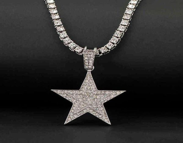fashion iced out pendant pentagram necklace clothes tennis chain hip hop jewellery for men women gift2499004, Silver
fashion iced out pendant pentagram necklace clothes tennis chain hip hop jewellery for men women gift2499004, Silver