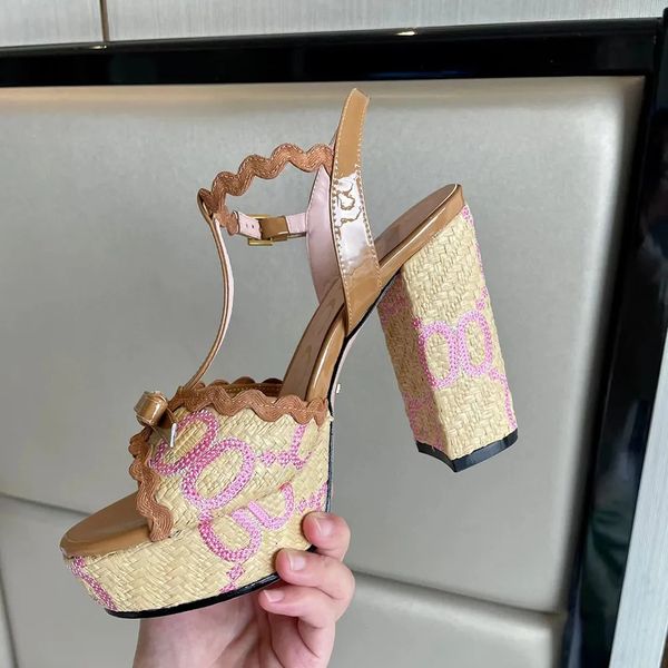 women's sandals patent leather color matching thick high heels ankle strap water platform high heels sandals luxury designer women', Black
women's sandals patent leather color matching thick high heels ankle strap water platform high heels sandals luxury designer women', Black