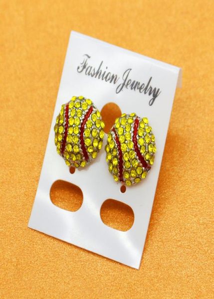 rhinestone round yellow softball stud earrings mom039s gift softball fashion earring dangles hook4511850, Silver
rhinestone round yellow softball stud earrings mom039s gift softball fashion earring dangles hook4511850, Silver