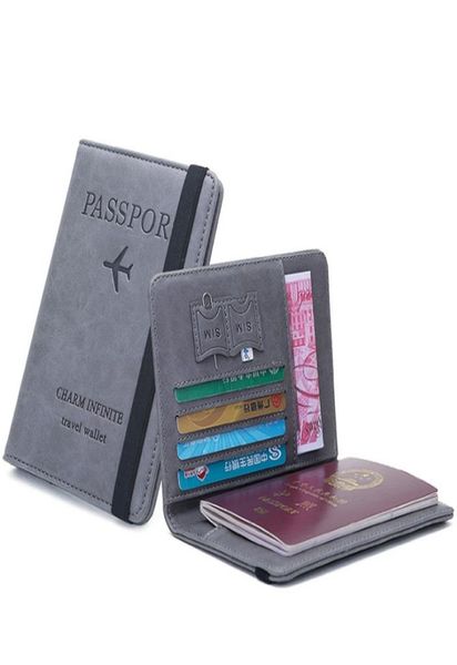women men rfid vintage business passport covers holder multifunction id bank card pu leather wallet case travel accessories9990343, Brown;gray
women men rfid vintage business passport covers holder multifunction id bank card pu leather wallet case travel accessories9990343, Brown;gray