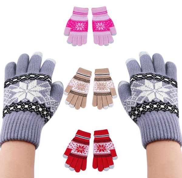 snowflake touch screen gloves 6 colors christmas winter warm knitted mittens active smart phone knit gloves ooa730423851839, Blue;gray
snowflake touch screen gloves 6 colors christmas winter warm knitted mittens active smart phone knit gloves ooa730423851839, Blue;gray