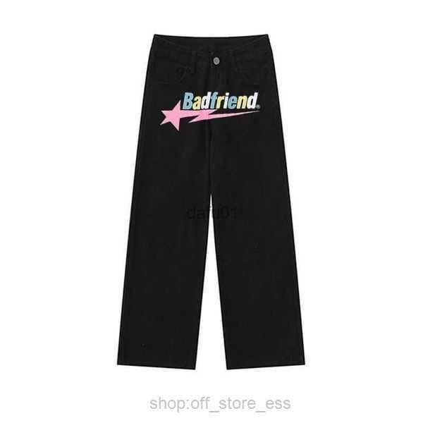 badfriend jeans bad friend pants streetwear y2k straight printed jeans for mens oversized casual wide-leg retro hip hop trousers cargo pants, Black
badfriend jeans bad friend pants streetwear y2k straight printed jeans for mens oversized casual wide-leg retro hip hop trousers cargo pants, Black