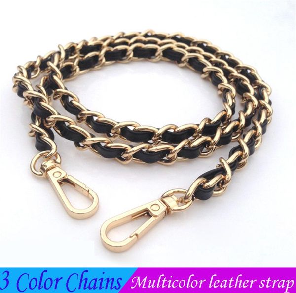 bag shoulder straps wearable leather strap chain multicolor customize metal portable fashion chain accessories for evening bags an5954804, Black
bag shoulder straps wearable leather strap chain multicolor customize metal portable fashion chain accessories for evening bags an5954804, Black
