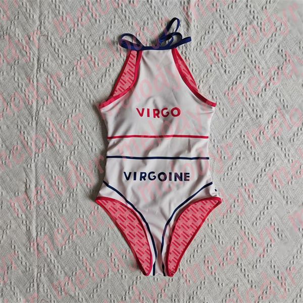 one piece swimwear letter print halter bikinis women vacation swimming biquini summer designer bathing suit, Black
one piece swimwear letter print halter bikinis women vacation swimming biquini summer designer bathing suit, Black