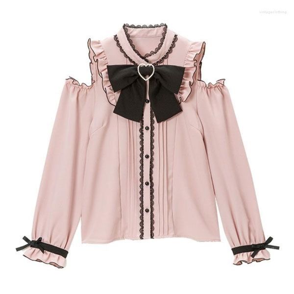 women's blouses jpnese vintge o neck lce ptchwork bowknot off-shoulder shirts 2023 long sleeve single-brested bluss mujer de206, White
women's blouses jpnese vintge o neck lce ptchwork bowknot off-shoulder shirts 2023 long sleeve single-brested bluss mujer de206, White