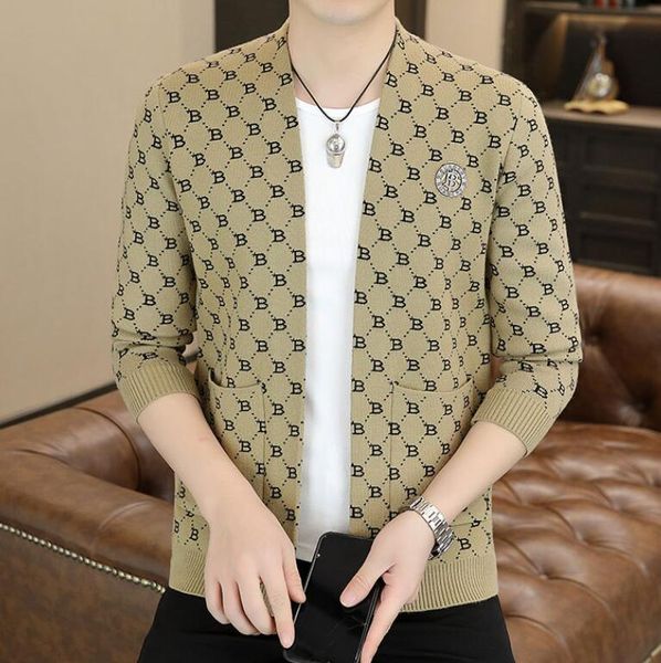 designer men's sweaters knitted cardigan sweaters coat casual long sleeve buttons sweaters male elegant mens clothing, White;black
designer men's sweaters knitted cardigan sweaters coat casual long sleeve buttons sweaters male elegant mens clothing, White;black