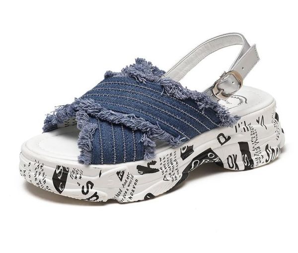 women denim tassel platform shoes girls peep toe platform sandals buckle strap sandal casual shoes fashion snakers8553136, Black
women denim tassel platform shoes girls peep toe platform sandals buckle strap sandal casual shoes fashion snakers8553136, Black