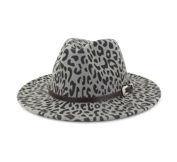 2019 autumn and winter leopard print brimmed hat travel cap fedoras jazz hat panama hats for women and girl 646563061, Blue;gray
2019 autumn and winter leopard print brimmed hat travel cap fedoras jazz hat panama hats for women and girl 646563061, Blue;gray