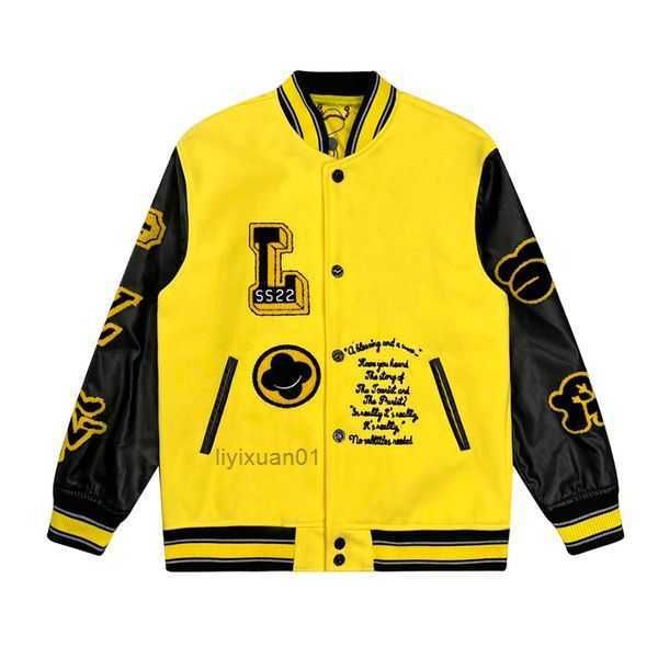 varsitys clothing mens luxurys designer jackets single breasted keep warm couple women's college sportswear green colorcasual streetwea, Black
varsitys clothing mens luxurys designer jackets single breasted keep warm couple women's college sportswear green colorcasual streetwea, Black