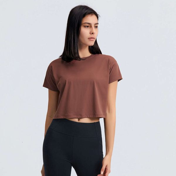 women yoga outfits shirts lu-071 short sleeve sports wear crop outdoor fiess running dry fit high elastic workout gym t-shirts, White
women yoga outfits shirts lu-071 short sleeve sports wear crop outdoor fiess running dry fit high elastic workout gym t-shirts, White
