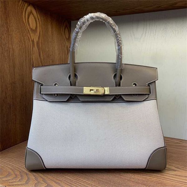 women handbag h family birkinsbags handmade bk2023 new canvas collar cowhide women's bag wax line elephant grey bag medieval 30 l 2v1a
women handbag h family birkinsbags handmade bk2023 new canvas collar cowhide women's bag wax line elephant grey bag medieval 30 l 2v1a