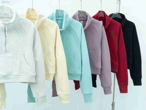 yoga sweatshirt scu ba full half zip without hoody outdoor leisure sweatshirts gym clothes women lu workout fitness thick yoga jackets exer, Black
yoga sweatshirt scu ba full half zip without hoody outdoor leisure sweatshirts gym clothes women lu workout fitness thick yoga jackets exer, Black