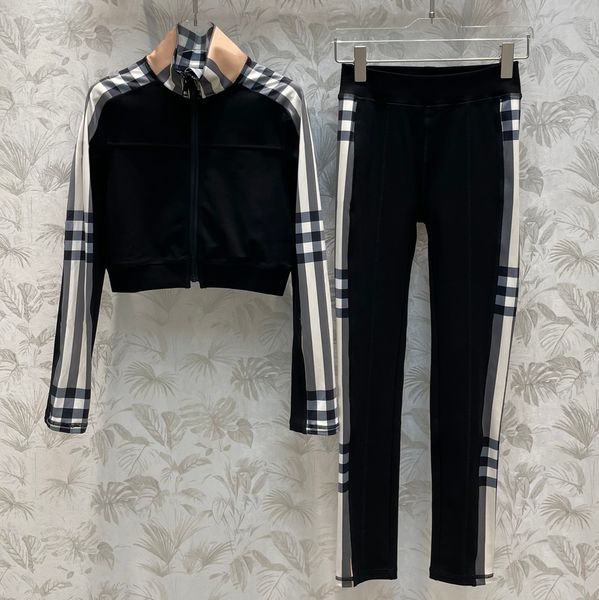 designer women tracksuit long sleeve two-piece stitching stripe short jacket and slim-fit pants suits #szfp93159 casual fashion leisure stre, Gray
designer women tracksuit long sleeve two-piece stitching stripe short jacket and slim-fit pants suits #szfp93159 casual fashion leisure stre, Gray