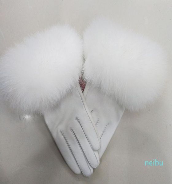 female real leather gloves with real fur cuff women warm winter genuine leather gloves ladies casual hand warmer7364737, Blue;gray
female real leather gloves with real fur cuff women warm winter genuine leather gloves ladies casual hand warmer7364737, Blue;gray