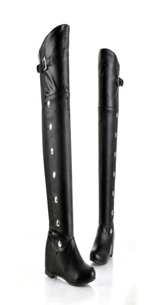 whole 2017 high inner wedge heel platform shoes overknee woman boot for winter fashion boot big sizes 49 boots 6124474807, Black
whole 2017 high inner wedge heel platform shoes overknee woman boot for winter fashion boot big sizes 49 boots 6124474807, Black