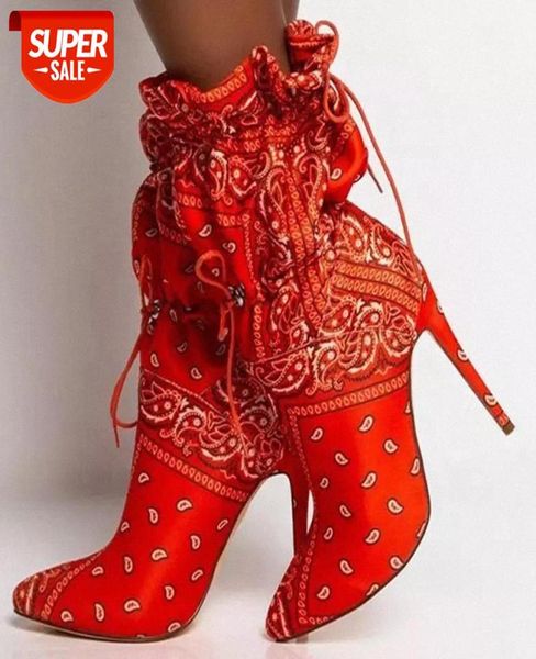 bandana women ankle boot camouflage turnover elastic tight short booties women high heel bandana shoes fashion ankle boots 34464929, Black
bandana women ankle boot camouflage turnover elastic tight short booties women high heel bandana shoes fashion ankle boots 34464929, Black