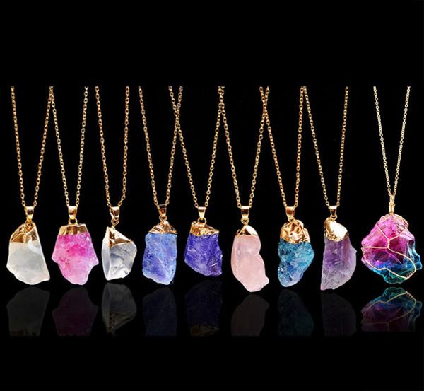 natural stone pendant necklace irregular 9 colors crystal necklace slice pendant sweater chain necklace jewelry for women christma5524425, Silver
natural stone pendant necklace irregular 9 colors crystal necklace slice pendant sweater chain necklace jewelry for women christma5524425, Silver