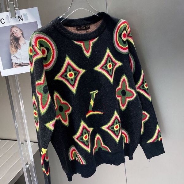 designer sweater women lousvuiitton full body colorful letter sweater design sense jacquard loose knitted fashion sweater, White;black
designer sweater women lousvuiitton full body colorful letter sweater design sense jacquard loose knitted fashion sweater, White;black