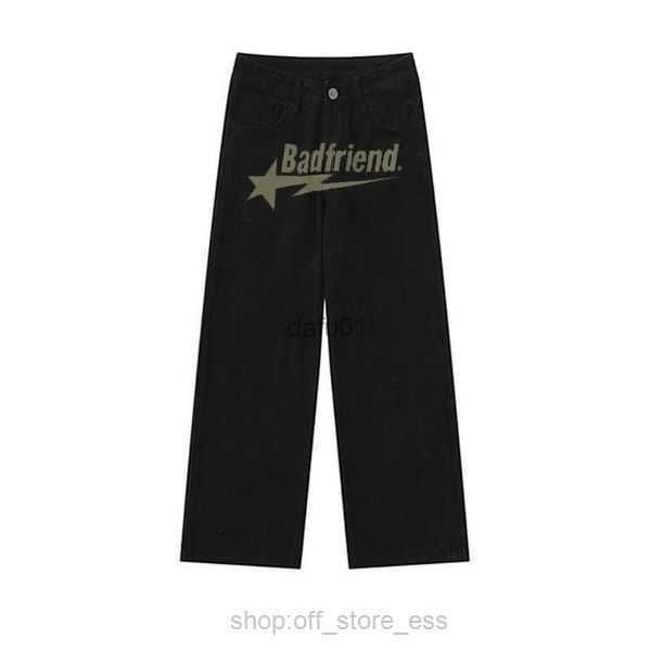 badfriend jeans bad friend pants streetwear y2k straight printed jeans for mens oversized casual wide-leg retro hip hop trousers cargo pants, Black
badfriend jeans bad friend pants streetwear y2k straight printed jeans for mens oversized casual wide-leg retro hip hop trousers cargo pants, Black