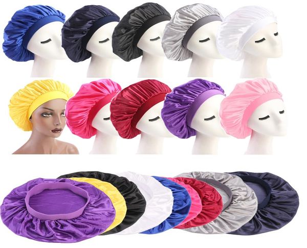58cm adjust solid satin bonnet hair styling cap long hair care women night sleep hat silk head wrap shower cap hair styling tool5476042, Blue;gray
58cm adjust solid satin bonnet hair styling cap long hair care women night sleep hat silk head wrap shower cap hair styling tool5476042, Blue;gray