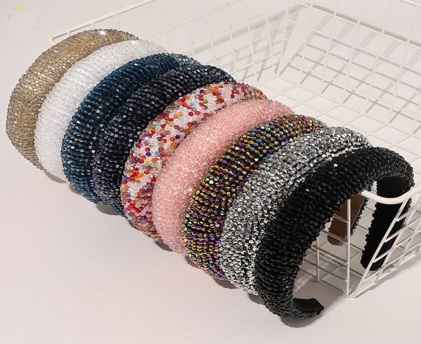 luxury rhinestone beaded headband women thick sponge head hoop elegant full crystal hairband turban female hair accessories4149581, Silver
luxury rhinestone beaded headband women thick sponge head hoop elegant full crystal hairband turban female hair accessories4149581, Silver