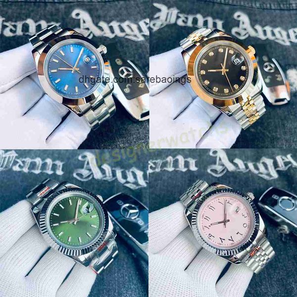 mens luxury designer mechanical watch automatic movement stainless steel band ceramic ring 41mm dial waterproof sapphire glass business men, Slivery;golden
mens luxury designer mechanical watch automatic movement stainless steel band ceramic ring 41mm dial waterproof sapphire glass business men, Slivery;golden