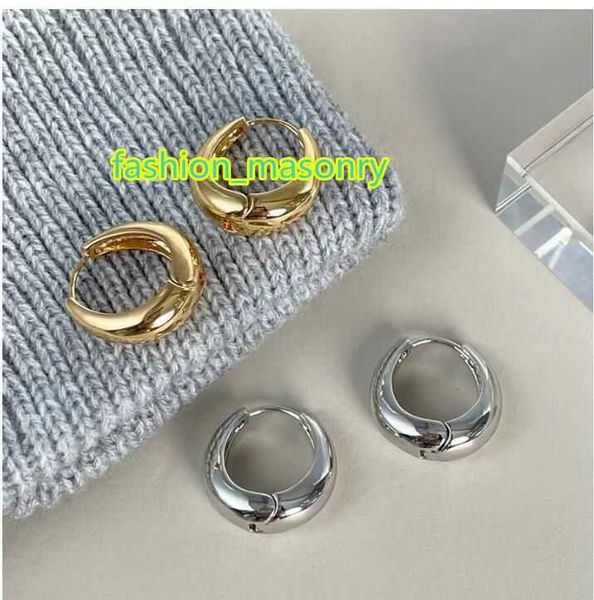 

gold hoop earrings for women designer earrings half moon sphere thick chunky stud earrings ladies stainless steel gold silver earring 925 je, Golden;silver