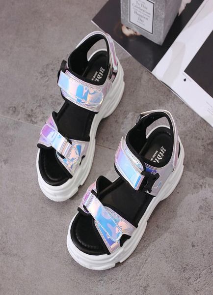 women sandals 2019 new summer sandals ladies casual shoes women bling wedges buckle strap platform shoes 5 cm sandalias mujer4477798, Black
women sandals 2019 new summer sandals ladies casual shoes women bling wedges buckle strap platform shoes 5 cm sandalias mujer4477798, Black