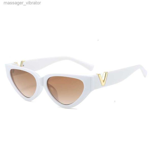 small 2023 new fashion show frame cat eye sunglasses women's tidal y6rd 2 itfl, White;black
small 2023 new fashion show frame cat eye sunglasses women's tidal y6rd 2 itfl, White;black
