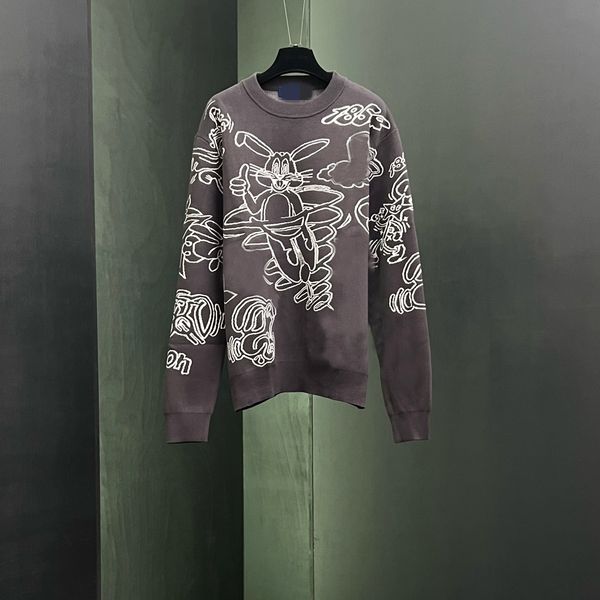 2023fw year of the rabbit limited cartoon sweatshirt mens spring designer luxury round neck sweater letter crewneck pullover casual fleece, White;black
2023fw year of the rabbit limited cartoon sweatshirt mens spring designer luxury round neck sweater letter crewneck pullover casual fleece, White;black