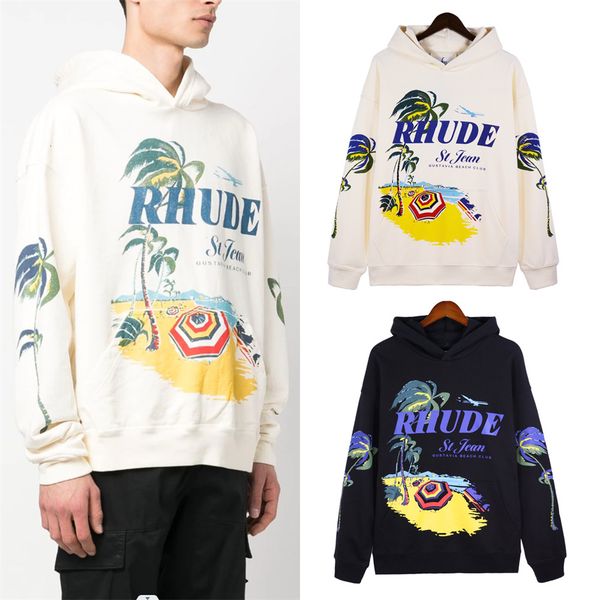 men s hoodies sweatshirts rhude sweatshirt baru hoodie pria wanita tambal sulam cetak pantai pohon kelapa fashion pasangan katun kasual hiph, Black
men s hoodies sweatshirts rhude sweatshirt baru hoodie pria wanita tambal sulam cetak pantai pohon kelapa fashion pasangan katun kasual hiph, Black