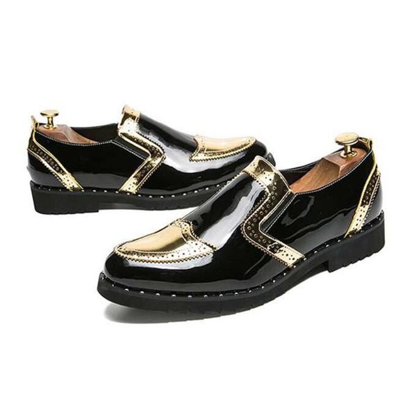 big size 3848 brand men dress shoes moccasin glitter men formal shoes italian patent leather luxury fashion groom wedding oxford 4118797, Black
big size 3848 brand men dress shoes moccasin glitter men formal shoes italian patent leather luxury fashion groom wedding oxford 4118797, Black